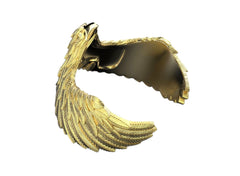 14kt Solid Gold Eagle Ring