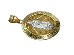 14kt Yellow Gold - Our Lady of Guadalupe Medallion