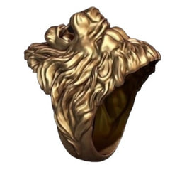 14kt Lion Head Ring