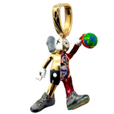 14kt Jumpan K Pendant