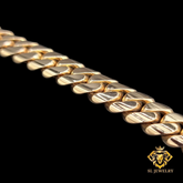 10mm SOLID BRACELET - Miami Cuban Link 14kt