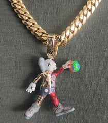 14kt Jumpan K Pendant