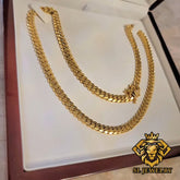 7mm Cuban Link Chain 14kt Solid