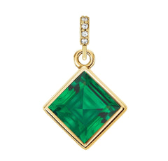 Birthstone Pendant - Solid 14kt Yellow Gold