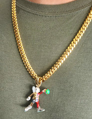 14kt Jumpan K Pendant