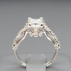 14kt Princess Cut Diamond Engagement Ring 1.20ctw