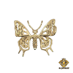 14kt Butterfly Diamond Pendant