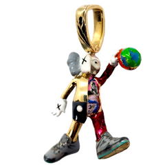 14kt Jumpan K Pendant