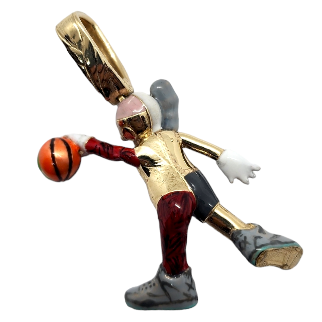 14kt Jumpan K Pendant