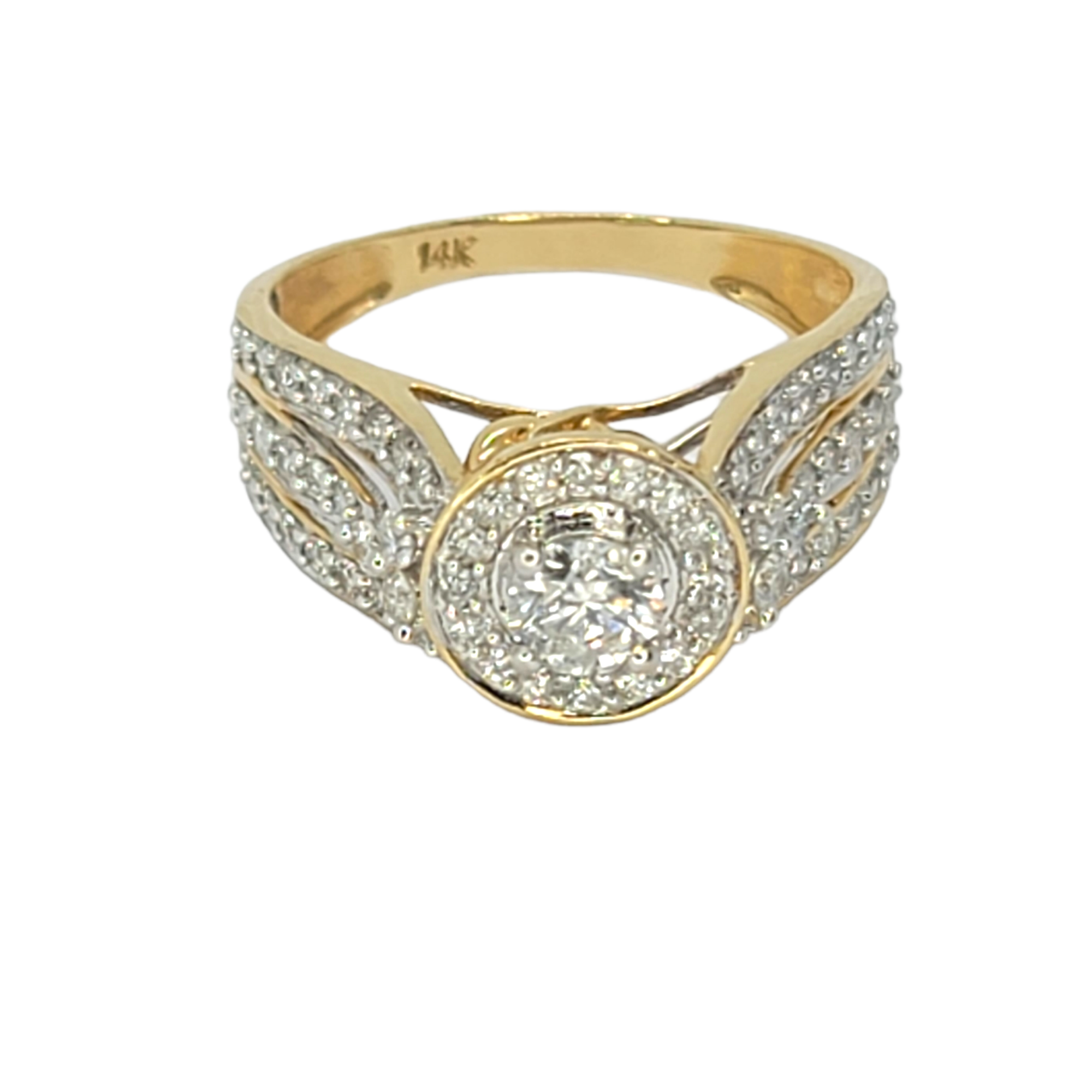 14kt Yellow Gold 1.05ct Engagement Ring