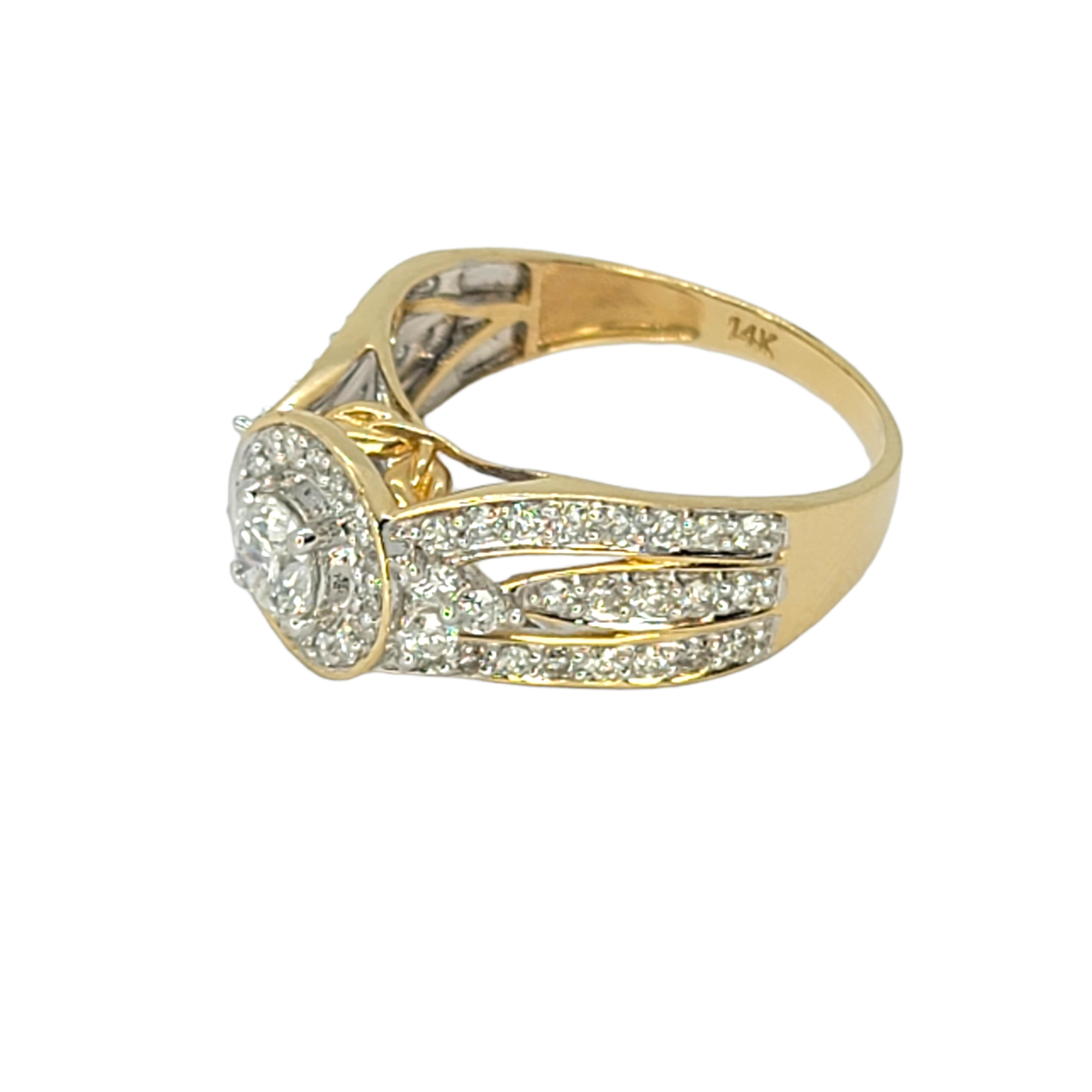 14kt Yellow Gold 1.05ct Engagement Ring