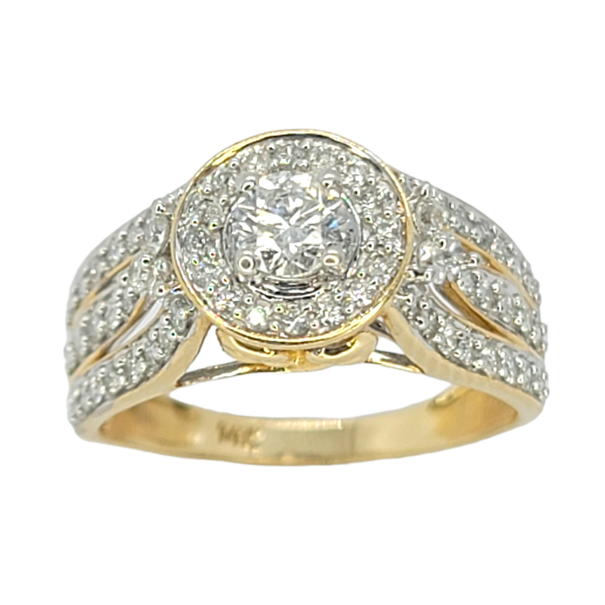 14kt Yellow Gold 1.05ct Engagement Ring