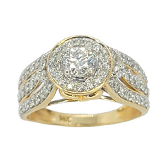 14kt Yellow Gold 1.05ct Engagement Ring